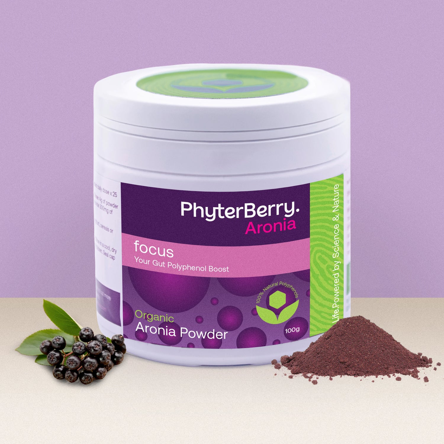 PhyterBerry Aronia Powder - FOCUS