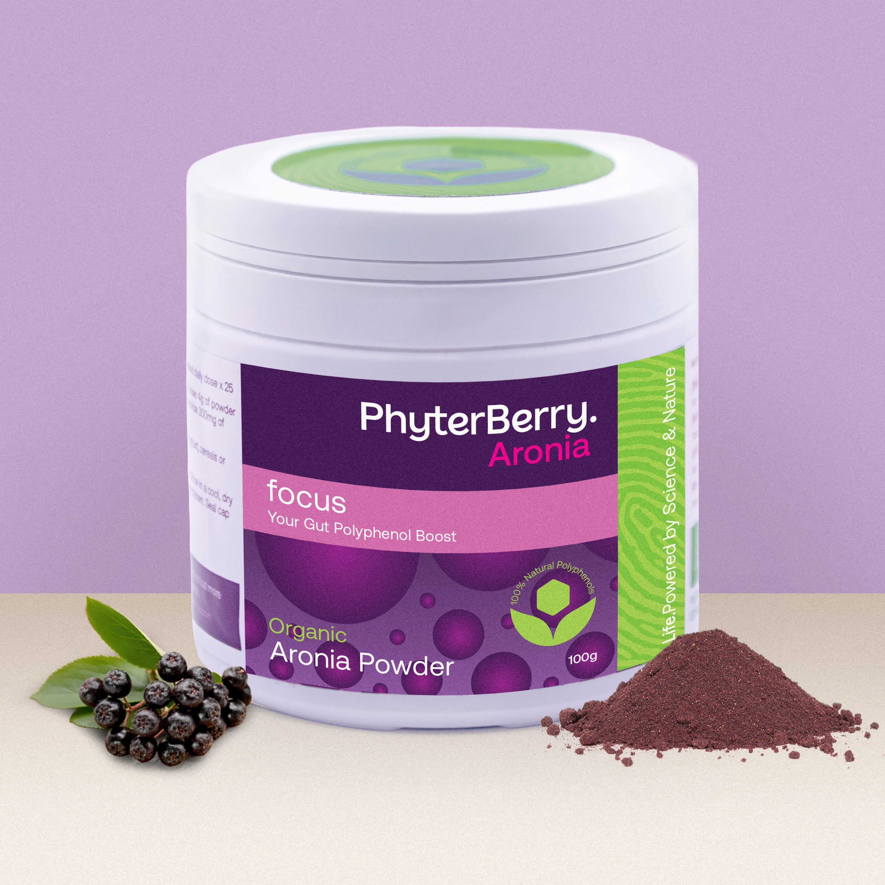 PhyterBerry Aronia Powder - FOCUS
