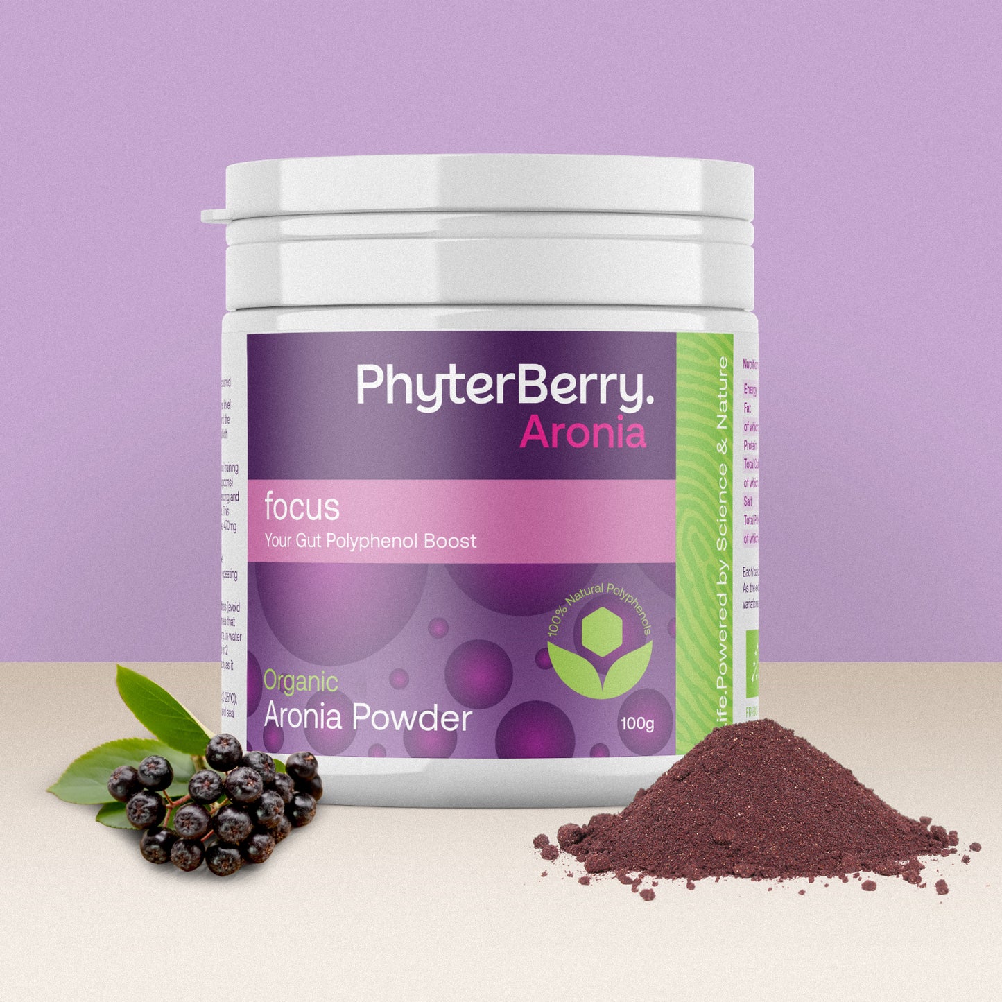 PhyterBerry.Focus Organic Aronia Powder