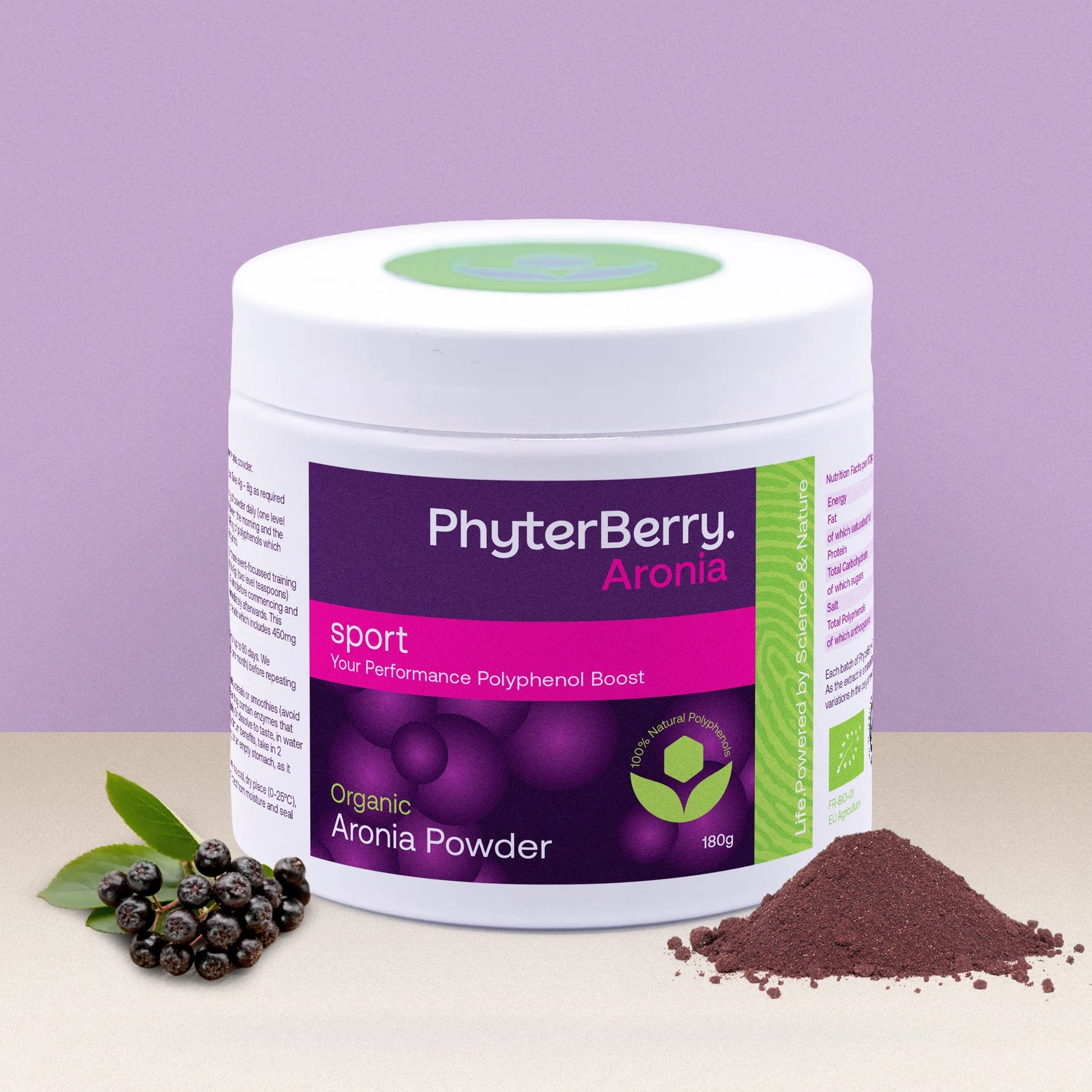 PhyterBerry Aronia Powder - SPORT