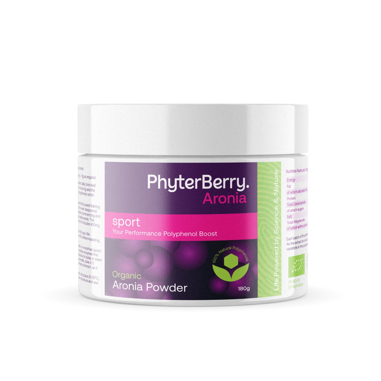 PhyterBerry Aronia Powder - SPORT