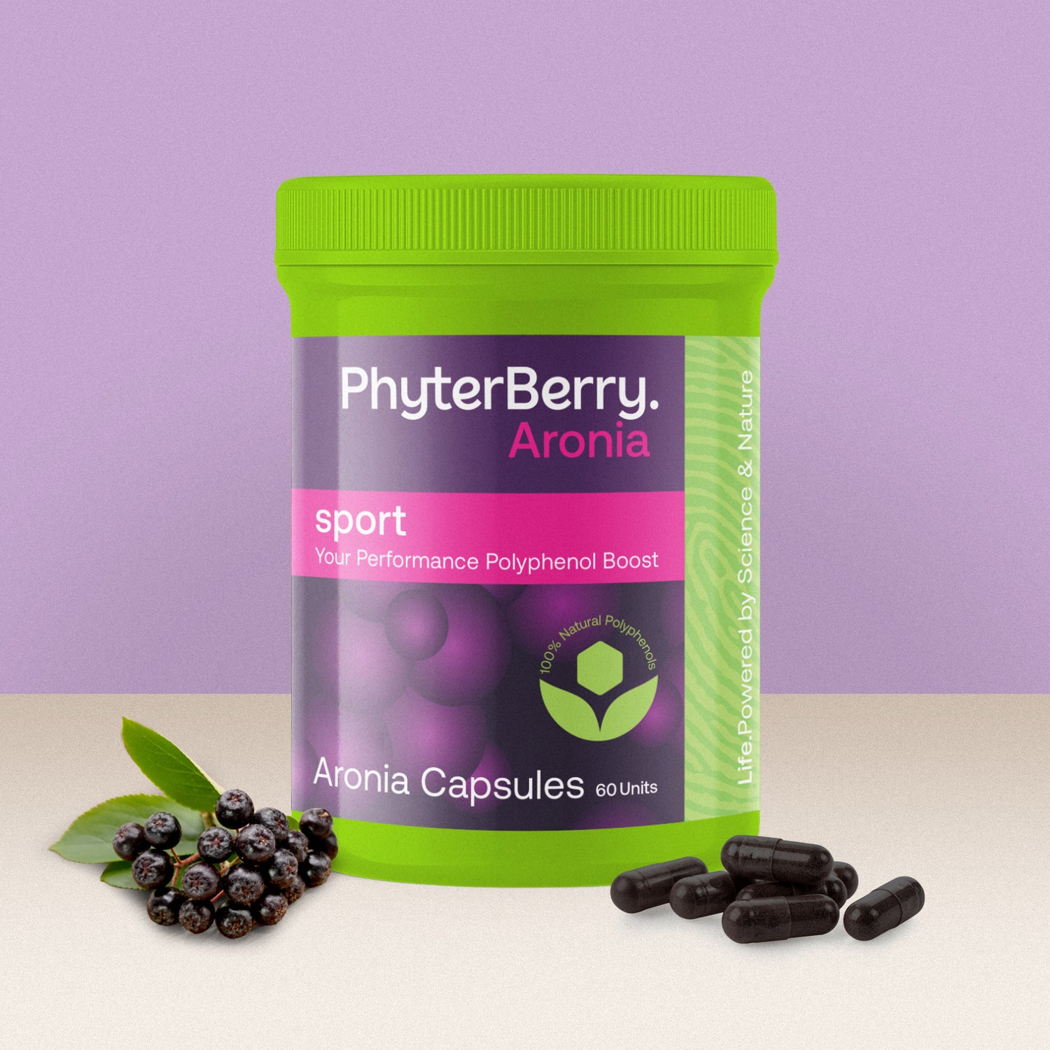 PhyterBerry Aronia Capsules - SPORT
