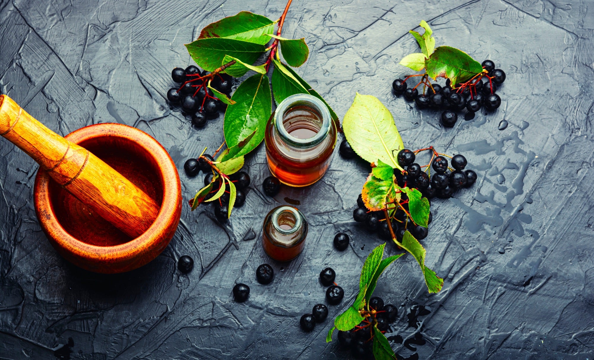 Chokeberries used as medicinal food